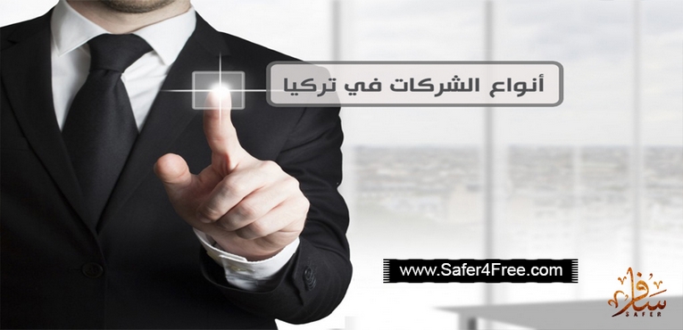 أنواع الشركات فى تركيا