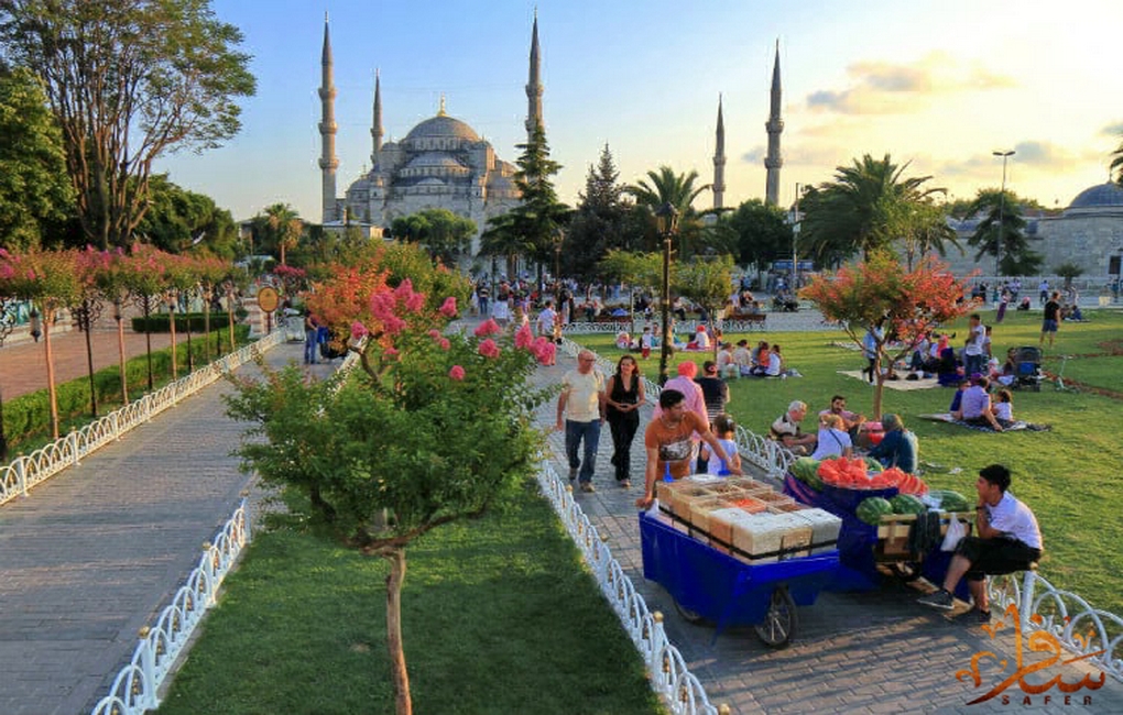افضل الحدائق في اسطنبول سافر